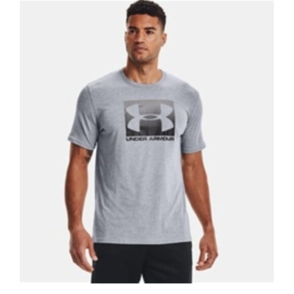 Under Armour Other - UNDER ARMOUR T-SHIRT MENS 2XL GRAYBOXED LOGO SHORT SLEEVE GRAPIC NEW